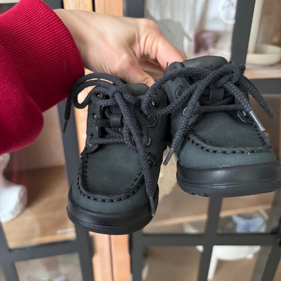 Timberland boots toddler boys leather lace up ankle charcoal earth keepers snow - Picture 6 of 7